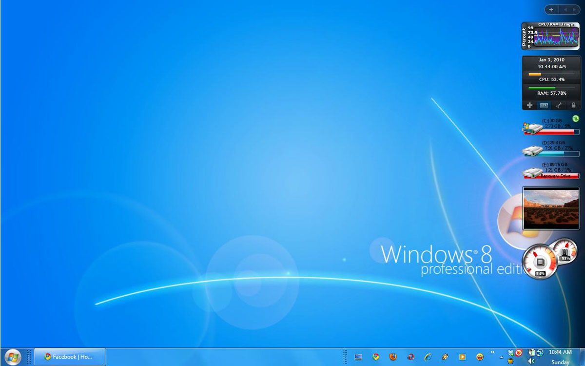Windows 8.1 Профессиональная 32/64bit - 1ПК 443