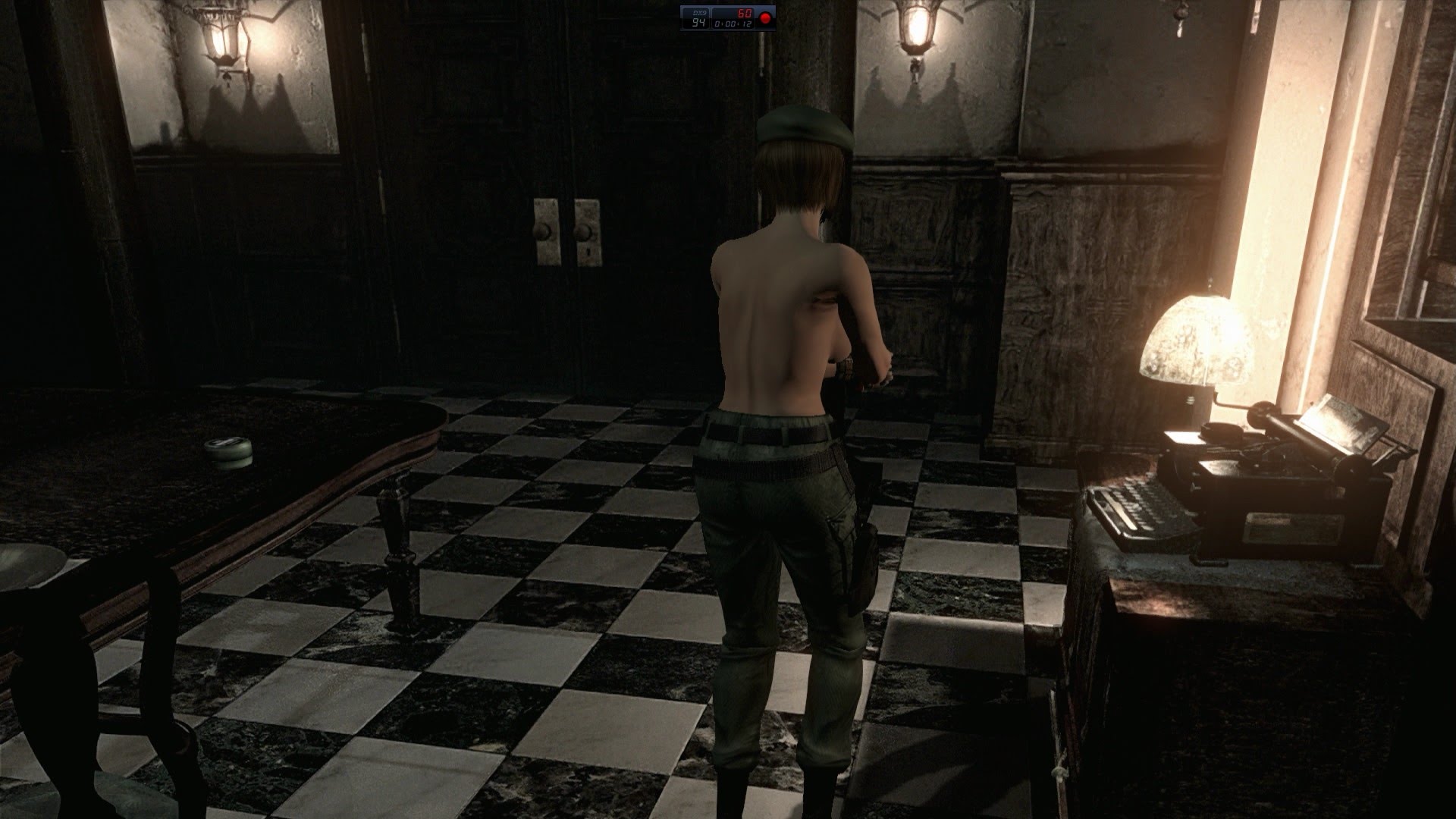 Resident Evil HD Remaster Nude Mod Jill Valentine 533